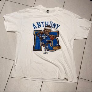 Carmelo Anthony Denver nuggets Gildan Men's White Graphic Jersey